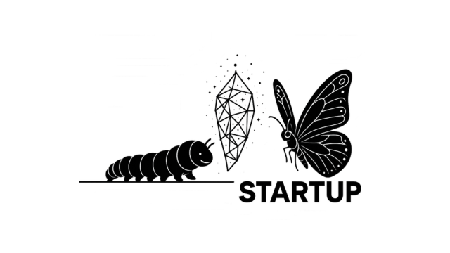 Evolución de una startup: oruga, crisálida y mariposa